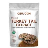Extrait naturel de Queue de dinde en poudre, complément alimentaire pour animaux de compagnie, mycélium de champignon, polysaccharides actifs, absorption rapide et sûre pour chats et chiens