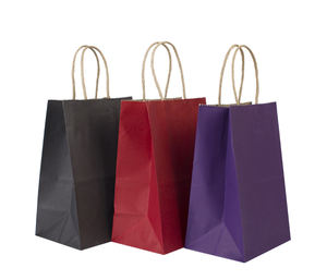 Bolsas de papel de venta directa, bolsas de papel de lujo personalizadas con válvula para arroz, bolsas de papel de color rosa para vestidos - Product Image 1