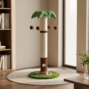 Arbre à chat en sisal en forme de cocotier, durable et sans peluches, jouet pour chat, vente en gros - Product Image 3