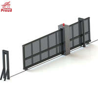 Reinforced Security Sliding Gate Multi-Factor Access Control (Fingerprint/IC Card) Anti-Tailgating Collision Avoidance Deters