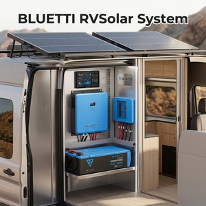 Kit Solar Completo Fuera de la Red de 120V/230V para RV, Inversor de 5kW Ampliable a 122kWh con Batería LiFePO4 y Controlador de Carga MPPT - Product Image 1