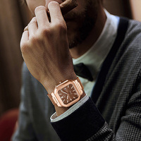 Montre-bracelet mécanique automatique lumineuse pour homme, étanche, élégante, avec fermoir papillon, de luxe, collection I&W Carnival – Offre Spéciale