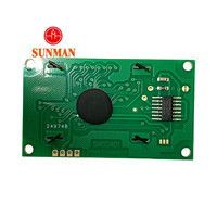 Sunman SMS0401 Código de Segmentos de 4 Dígitos con Punto Decimal, Puerto Serie de Dos Cables, 2.7-5.5V, Bajo Consumo de Energía, Transflectivo Personalizable