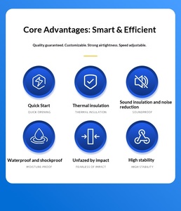 Porte à enroulement rapide en PVC, automatique, électrique, design moderne pour atelier, usine, entrepôt et <span class=keywords><strong>lavage</strong></span> de voitures - Product Image 4