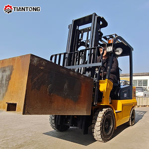 Carrello Elevatore Elettrico da <span class=keywords><strong>4</strong></span> Tonnellate con Batteria al Litio, Consegna Rapida Diretta dalla Fabbrica - Product Image 4