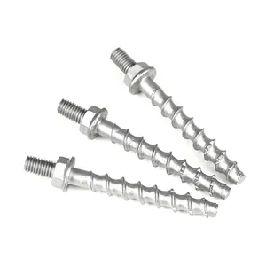 Double Thread Hex Flange Head M8 Self Tapping Heavy Duty Concrete Ceiling Anchor Bolts For Ceilling Hanging