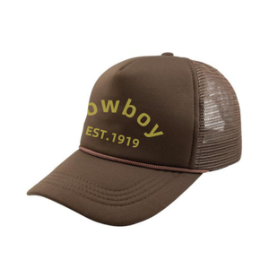 Casquette de camionneur en mousse unisexe personnalisée avec impression de lettres et logo structuré à 5 panneaux dos en maille respirante à bord incurvé pour les sports de plein air - Product Image 2