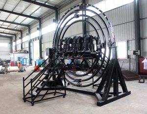 Con quay hồi chuyển của con người sử dụng không gian ba chiều và các nguyên tắc cân bằng vật lý cho các chuyến đi giải trí ngoài trời - Product Image 4