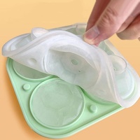 Moule à glaçons en silicone écologique pour whisky, 4 cavités, moule à glace en forme de diamant DIY, grille à glace réutilisable, moule à glaçons