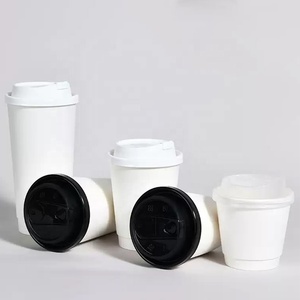 Gobelets en carton recyclables durables pour café, imprimés sur mesure, 8oz 12oz 16oz, gobelets à double paroi pour boissons chaudes - Product Image 1