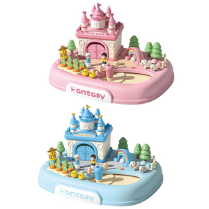 Château de ferme éducatif précoce à induction magnétique avec musique et lumière, en plastique ABS, pour jeux d'imitation pour enfants, <span class=keywords><strong>maison</strong></span> de poupée - Product Image 2