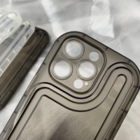Personnaliser Nouvel Arrivage Étui Transparent Étui de Téléphone Portable Avec Étui Protecteur Pour iPhone 15 Lignes Conception Étanche Antichoc