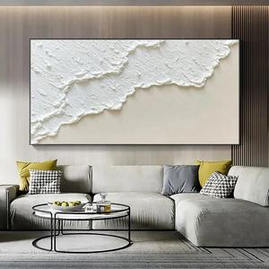 Pintura Abstracta Texturizada Minimalista, Arte de Pared, Pintura al Óleo Pintada a Mano sobre Lienzo, Decoración del Hogar, Arte Decorativo de Interiores - Product Image 2