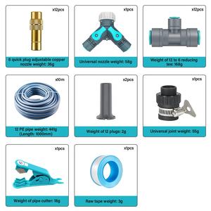 Einstellbares Tropf bewässerungs system Automatisches Sprinkle-Bewässerungs system Sprühnebel-Kit für Gärten, Gewächs häuser und Farmen - Product Image 5