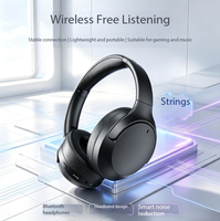 Headphone Nirkabel ANC (Active Noise Cancelling) Berkualitas Tinggi, Headset Over-Ear untuk Olahraga, Pasokan Pabrik Asli