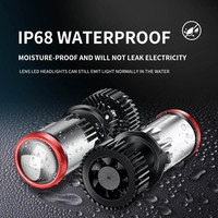 Projecteur de système d'éclairage automatique Y8 nouveau phare LED à lentille bifocale H4 pour accessoires de voiture et de moto à température de couleur 6000k