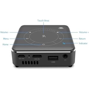 Proyector Mvuyo para el Hogar con Android 9, Batería Integrada de 3-4 Horas de Duración, para Uso en Cine en Casa - Product Image 3