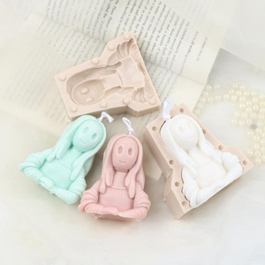 Fai da te cartone animato celebrità profumato candela di arte di celebrità fatto a mano candela in Silicone stampo decorazione in gesso ornamento di candela - Product Image 6