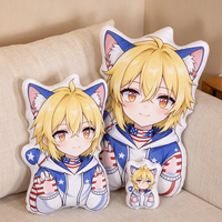 Produsen Mainan Boneka Plush Grosir Personalisasi, Gantungan Kunci Boneka Plush untuk Tas, Gantungan Kunci Bantal Plush Anime Mini Lucu Custom