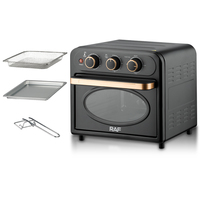 Four électrique RAF et friteuse à air chaud 2-en-1 de 18 L pour la cuisson domestique sur comptoir