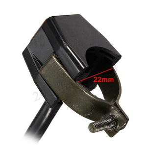Interruptor de encendido universal para motocicleta con botón rojo para modificación de motocicletas todoterreno, pieza de repuesto con terminales de soldadura - Product Image 3