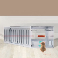 Piège à rats et à rongeurs en métal de forme triangulaire pour l'intérieur de la maison, contrôle des rongeurs, capture multiple en direct, piège à souris solide et écologique