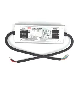 מינוואל XLG מיתוג ספק כוח 100W 150W 200W 240W 320W עמיד למים ספק כוח LED מנהל מתח 12V 24V