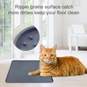 Alfombrilla de silicona ecológica para gatos con logotipo personalizado del fabricante, resistente al agua, fácil de limpiar, alfombrilla para mascotas, almohadilla para arena para perros y gatos - Product Image 3