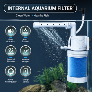 Filtre interne d'aquarium en ABS, débit de pulvérisation réglable, respectueux de l'environnement, silencieux, pour aquariums intérieurs et extérieurs de petite taille - Product Image 4