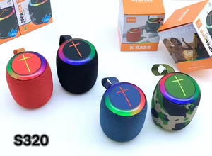 Altavoz Bluetooth Inalámbrico Portátil Redondo Mini Bocina de Tela para Exteriores con Resistencia al Agua IPX5 de 7W RGB, <span class=keywords><strong>Precio</strong></span> de Fábrica OEM - Product Image 5