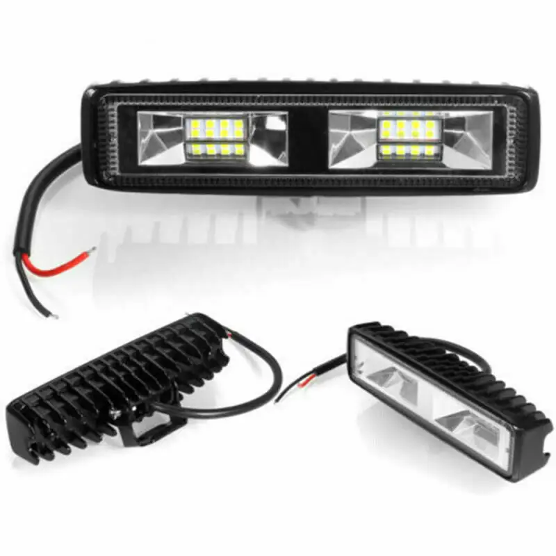 1 Paar 48W DRL LED Spot Flutlicht Arbeits scheinwerfer 12V 24V LED Arbeits scheinwerfer für Geländewagen Lada Truck SUV ATV Car Trucks
