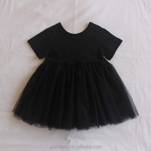 Abito tutu personalizzato <span class=keywords><strong>per</strong></span> bambina con maglia morbida e maglia in <span class=keywords><strong>cotone</strong></span> a maniche corte con fodera <span class=keywords><strong>per</strong></span> ragazze - Product Image 5