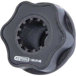 Adaptador de bayoneta KS TOOLS para tolva de llenado de aceite para Citroën y Peugeot - Product Image 1