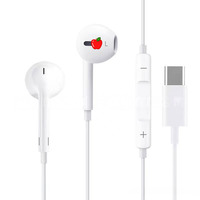 Kabelgebundene In-Ear-Kopfhörer Direkt vom Hersteller Pop-up Typ C Digitale Fernbedienung Kristallkabel für Alle Typ-C Smart-Geräte Laptop PC
