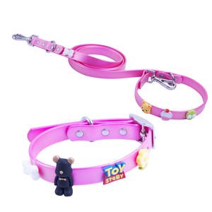 Correa de PVC impermeable de cuerda de perro mascota personalizada de alta calidad de lujo con dijes de bricolaje - Product Image 6