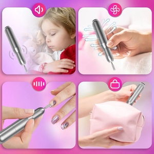 Mini Taladro Eléctrico Profesional para Uñas con Conexión USB, Kit de Herramientas para Manicura y Pedicura, Pulido y Modelado, Portátil para el Hogar o Salón - Product Image 2