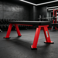 Banc de musculation en métal commercial BH1016 avec fonctions de sécurité pour l'entraînement en force et la musculation