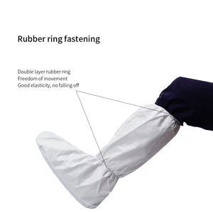 Couvre-botte antidérapant antidérapant avec semelle EVA SMS Couvre-chaussures <span class=keywords><strong>jetables</strong></span> imperméables Couvre-chaussures - Product Image 2