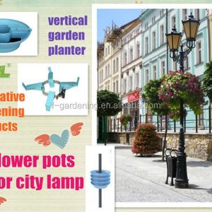 Macetas Modulares para Decoración de Postes de Lámparas, Macetas de Plástico para Decoración de Jardines - Product Image 3