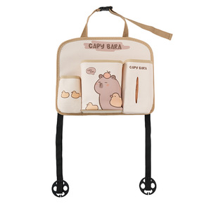 Capy Bara Car <b>Seat</b> Back <b>Storage</b> Bag Multifunctional Organizer With Pockets For Car Interior Use - Product Image 5