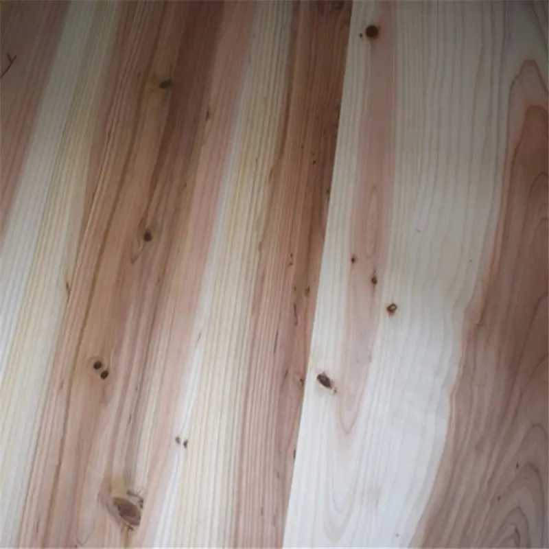 China Fir/Spruce/Cedar Papan Kayu Solid Kayu Papan Kayu Tepi Terpaku Papan