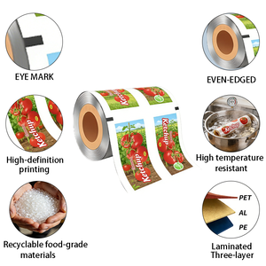 Rotolo di Film PET Laminato Flessibile Termosaldabile Riciclabile per Sacchetti di Snack, Biscotti, Salse e Alimenti Surgelati - Pellicola Plastica per Aziende di Imballaggio - Product Image 2