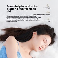 Écouteurs sans fil Q26 ultra-compactes pour dormeurs latéraux, Bluetooth 5.0, à faible latence, avec suppression du bruit
