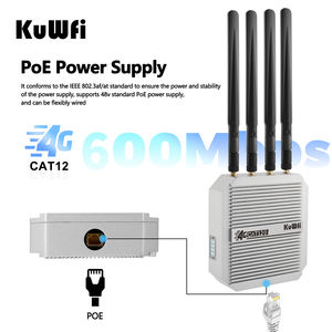 Routeur CPE industriel KuWFi 4G LTE Cat 12 avec port Gigabit et Wi-Fi 5, téléchargement 600 Mbps pour un haut débit mobile stable - Product Image 2