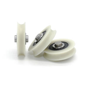 Manufacturer-Supplied S626RS <b>Caster</b> <b>Wheels</b> Rubber-Coated Nylon Pulleys High Wear Resistance U-Groove Track Guide <b>Wheels</b> for - Product Image 1