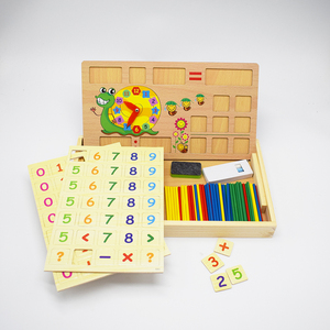 Boîte d'apprentissage numérique Montessori en bois pour enfants, <span class=keywords><strong>jeux</strong></span> éducatifs, jouets mathématiques pour enfants, design escargot, comptage en bambou - Vente chaude - Product Image 2