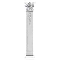 Colonnes architecturales en polyuréthane, matériaux de construction, moulures décoratives de colonnes romaines pour les designs de maisons