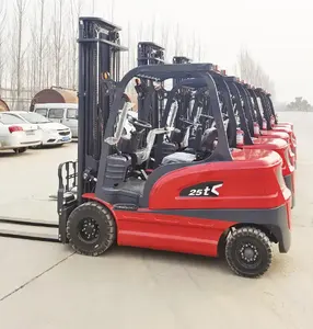 Electric Forklift Manufacturer All Electric Four-wheel Forklift Hydraulic Equipment All Terrain Forklift