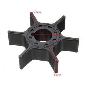 ใบพัดปั๊มน้ำเครื่องยนต์เรือยามาฮ่า รุ่น 63V-44352-01 แบบ Open Vortex ใบพัดตรง สำหรับเครื่องยนต์ 2 จังหวะ 15 แรงม้า - Product Image 4