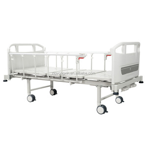 <span class=keywords><strong>Cama</strong></span> de Hospital Manual de Dos Manivelas con Cabecera de ABS XZMD-0106, Gran Venta, Certificación ISO, Capacidad de 200 kg, <span class=keywords><strong>Respaldo</strong></span> Ajustable de 0 a 75 Grados - Product Image 1